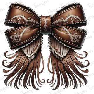 Western Leather Bow
