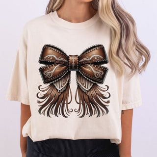 Western Leather Bow