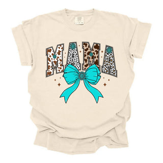 Western Mama Blue Bow