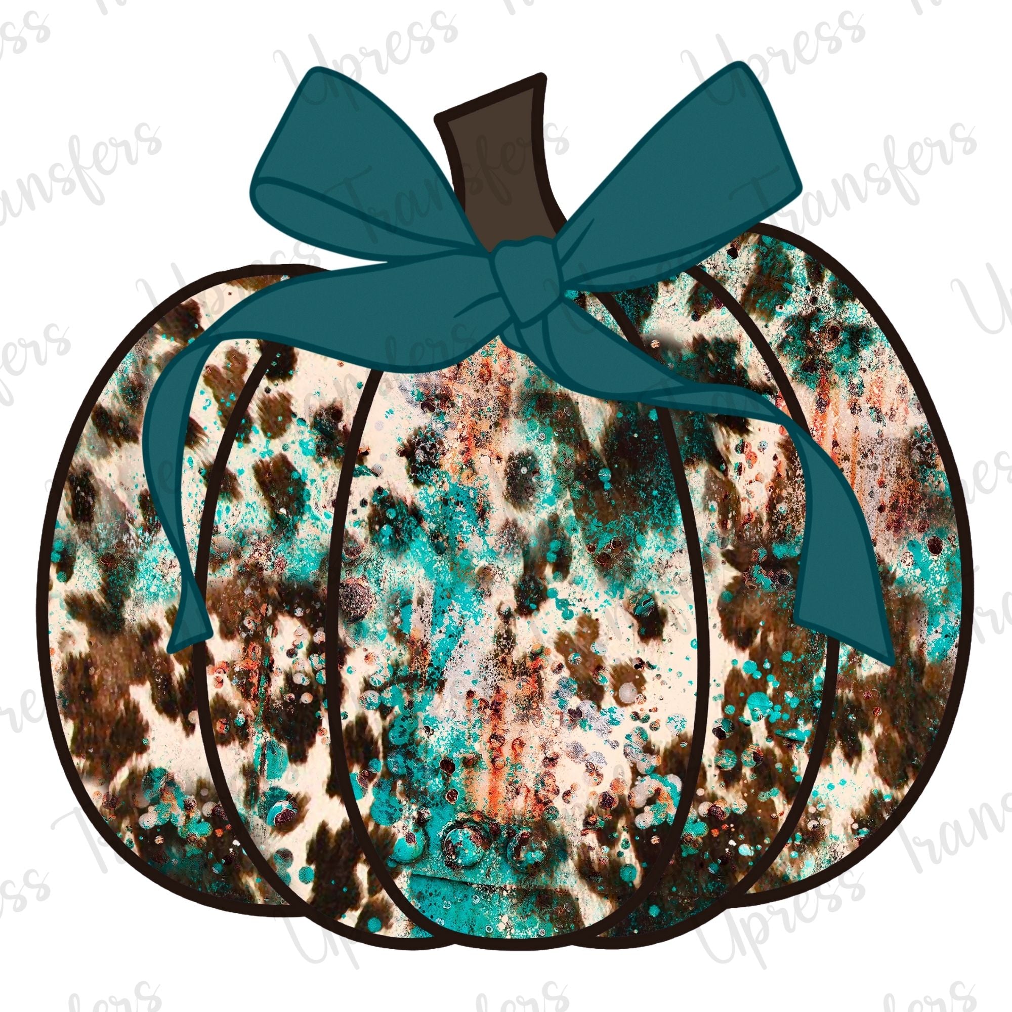 Western Printed Pumpkin