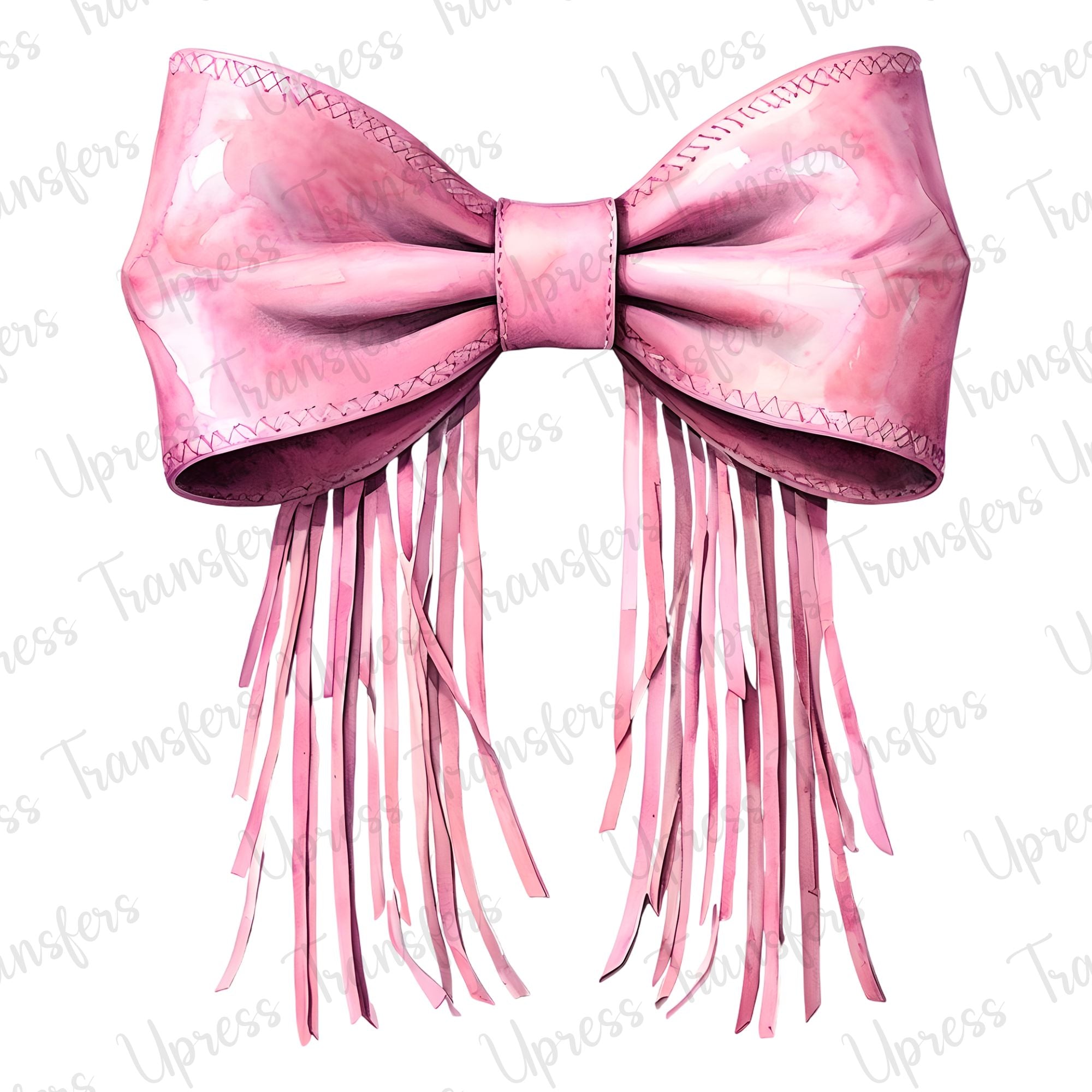 Western Tassel Pink Bow