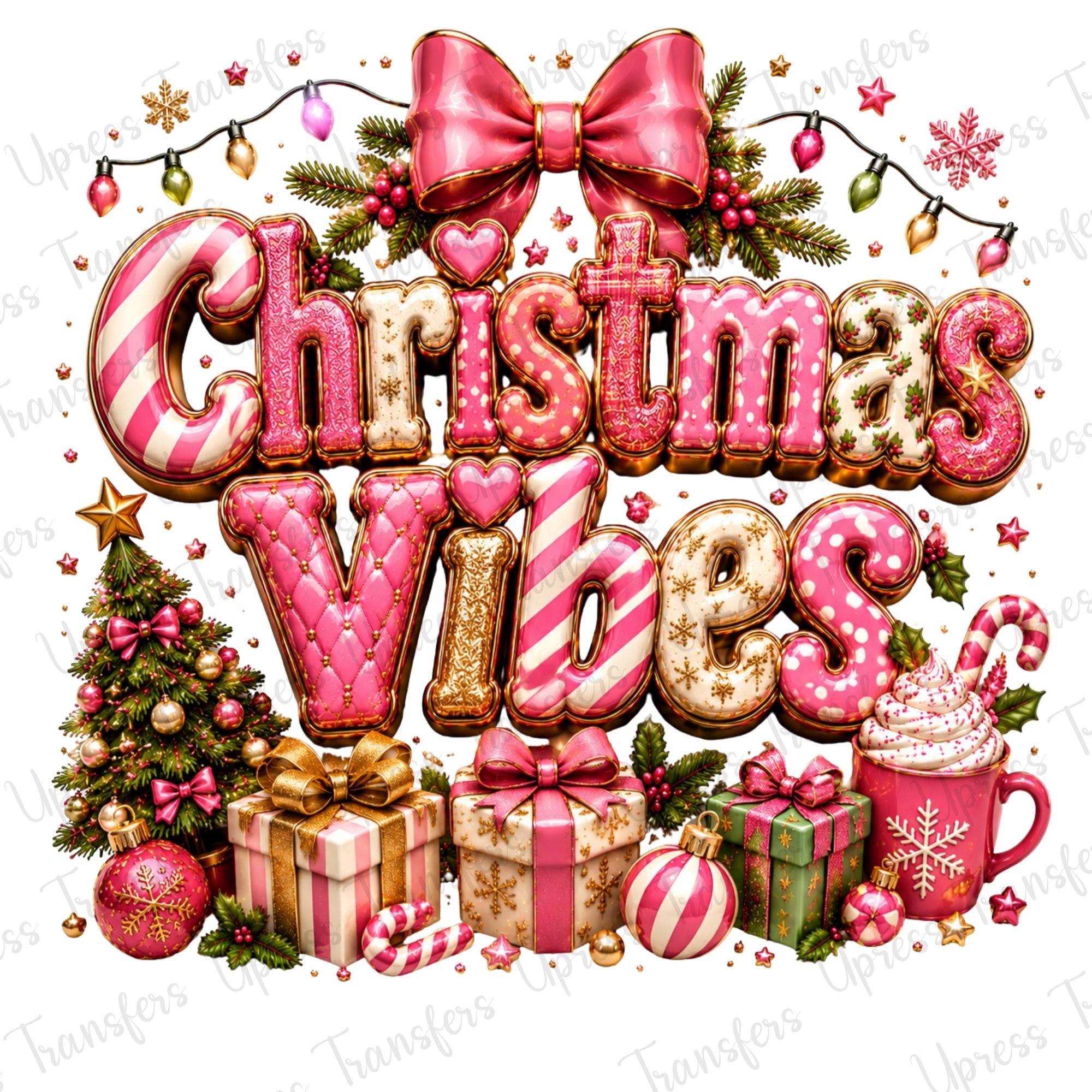 What A Pink Christmas Designs