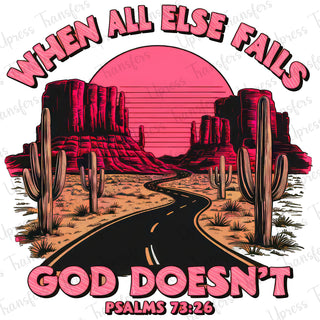 When All Else Fails, God Doesn
