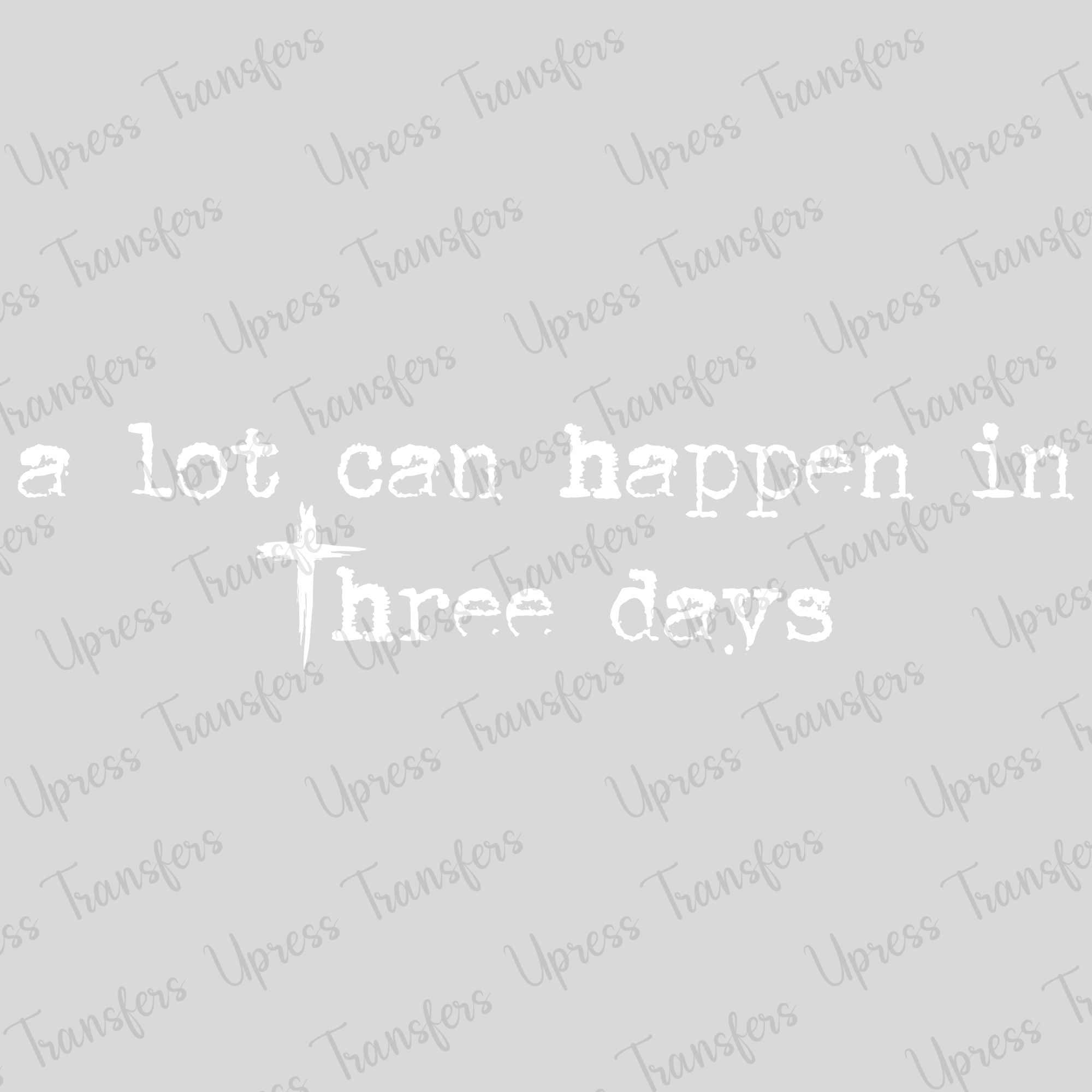 White A Lot Can Happen