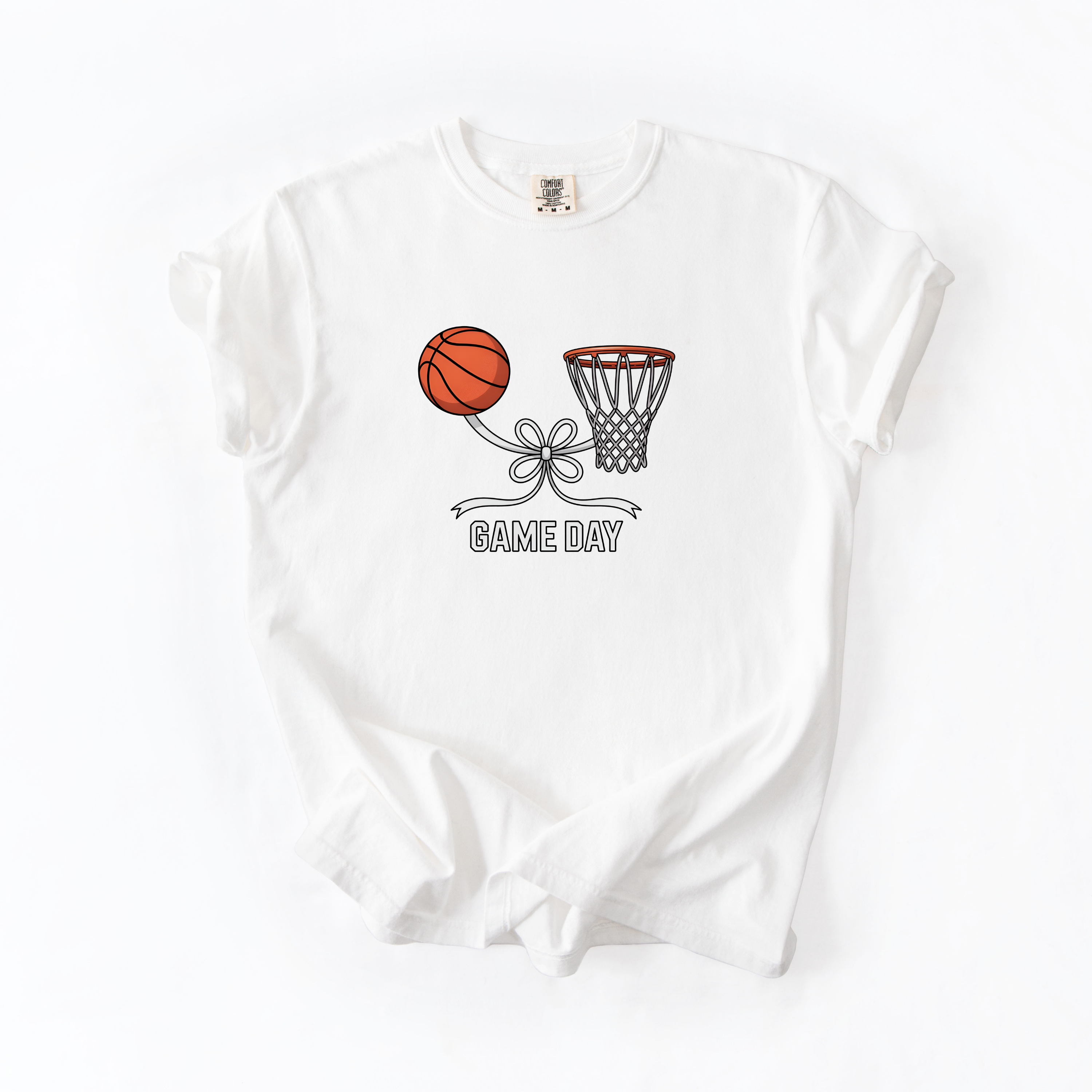 White Bow Basketball