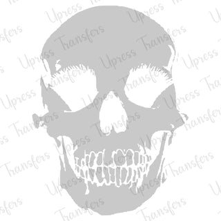 Whitish Grey Skull Head
