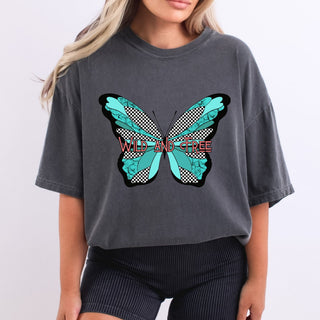 Wild And Free Checkered Butterfly