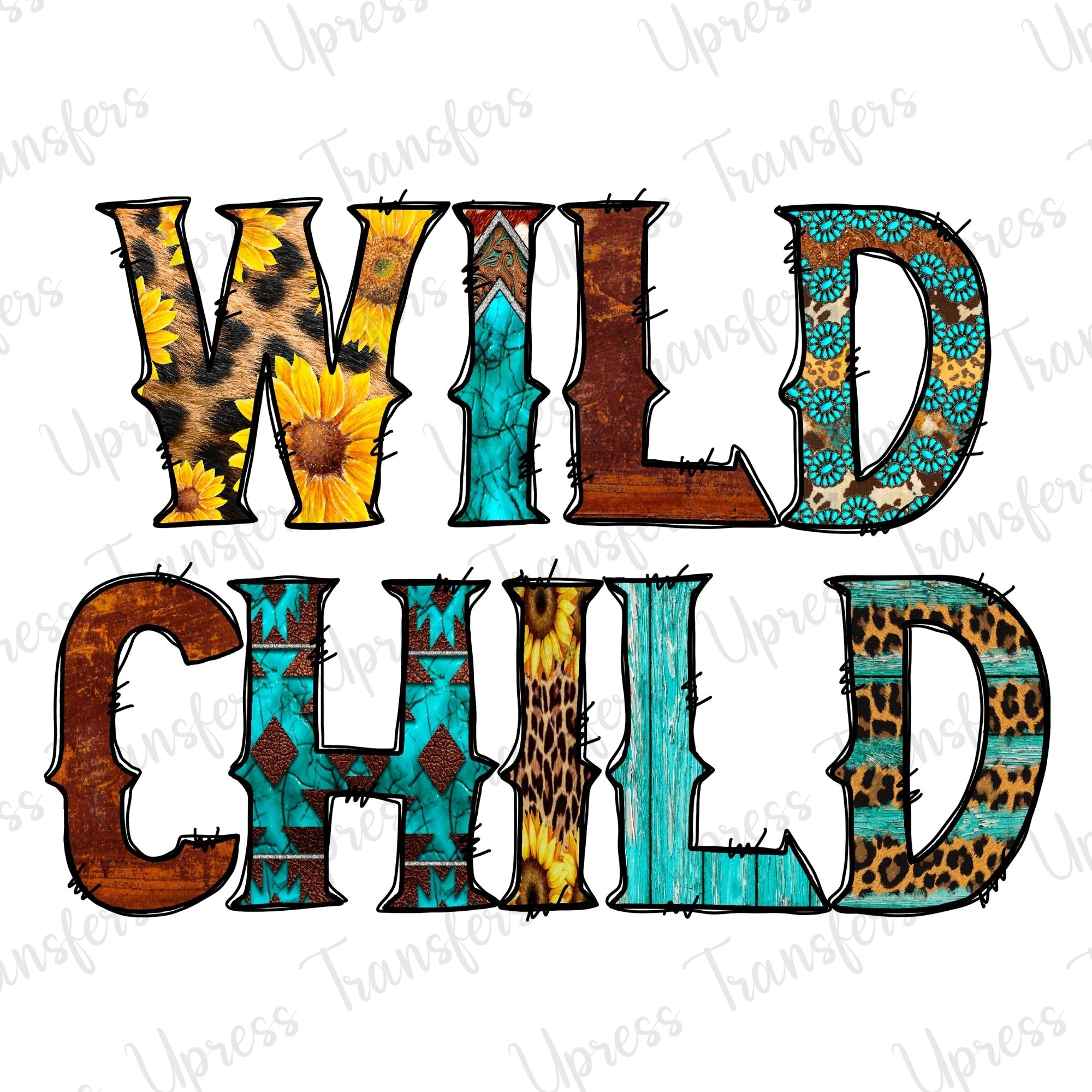 Wild Child Western Print