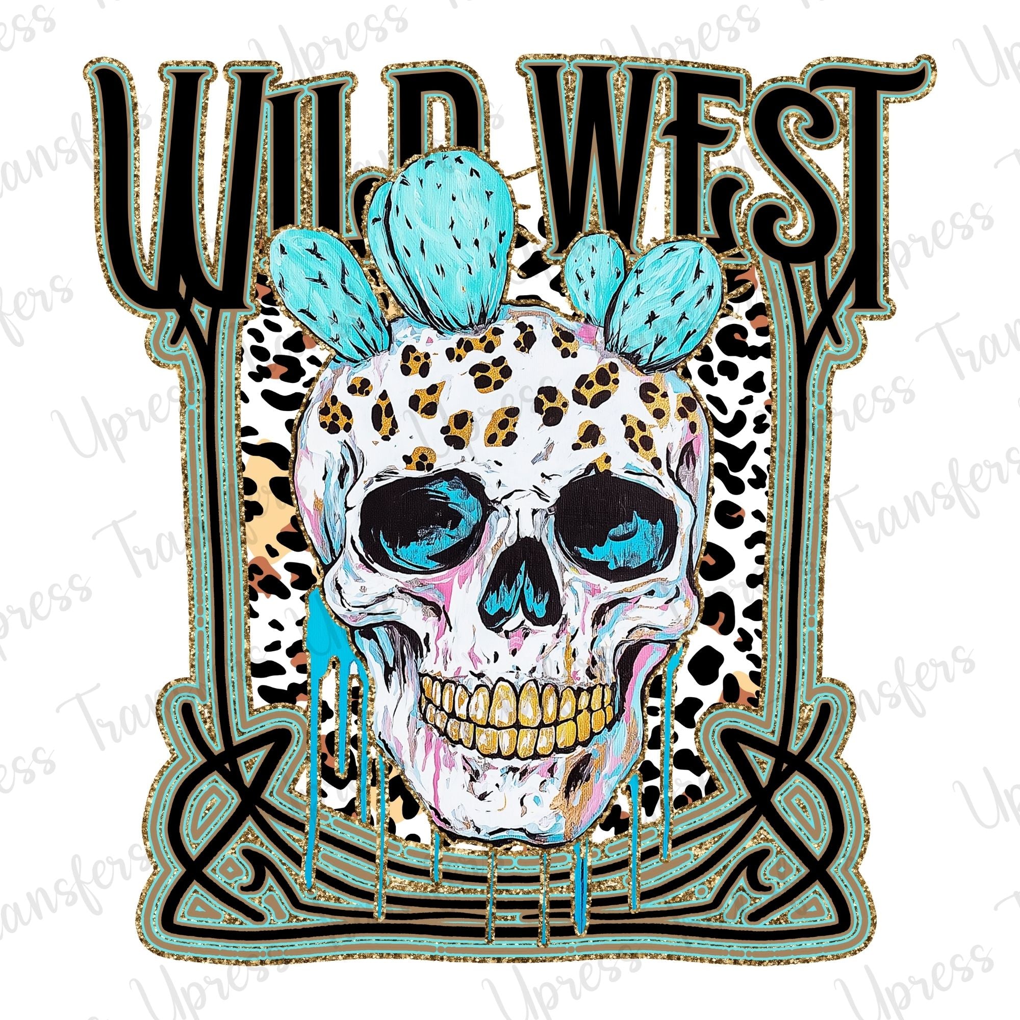 Wild West Cactus Skull