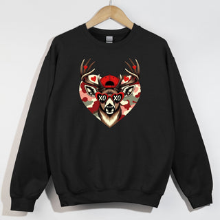 Xoxo Deer Head Camo Heart