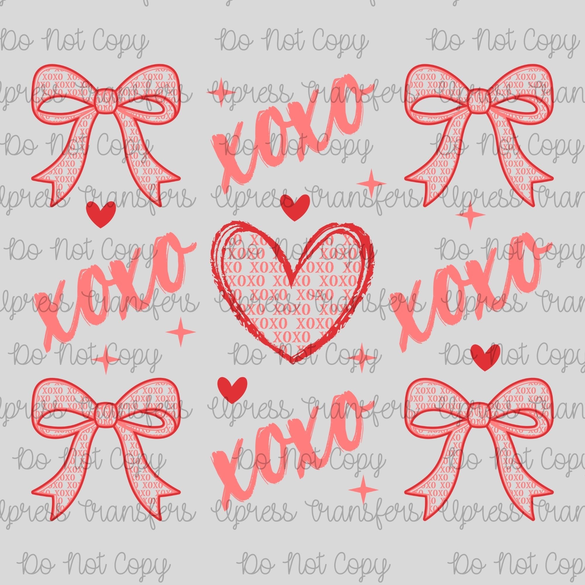 Xoxo Heart Bows