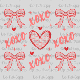 Xoxo Heart Bows