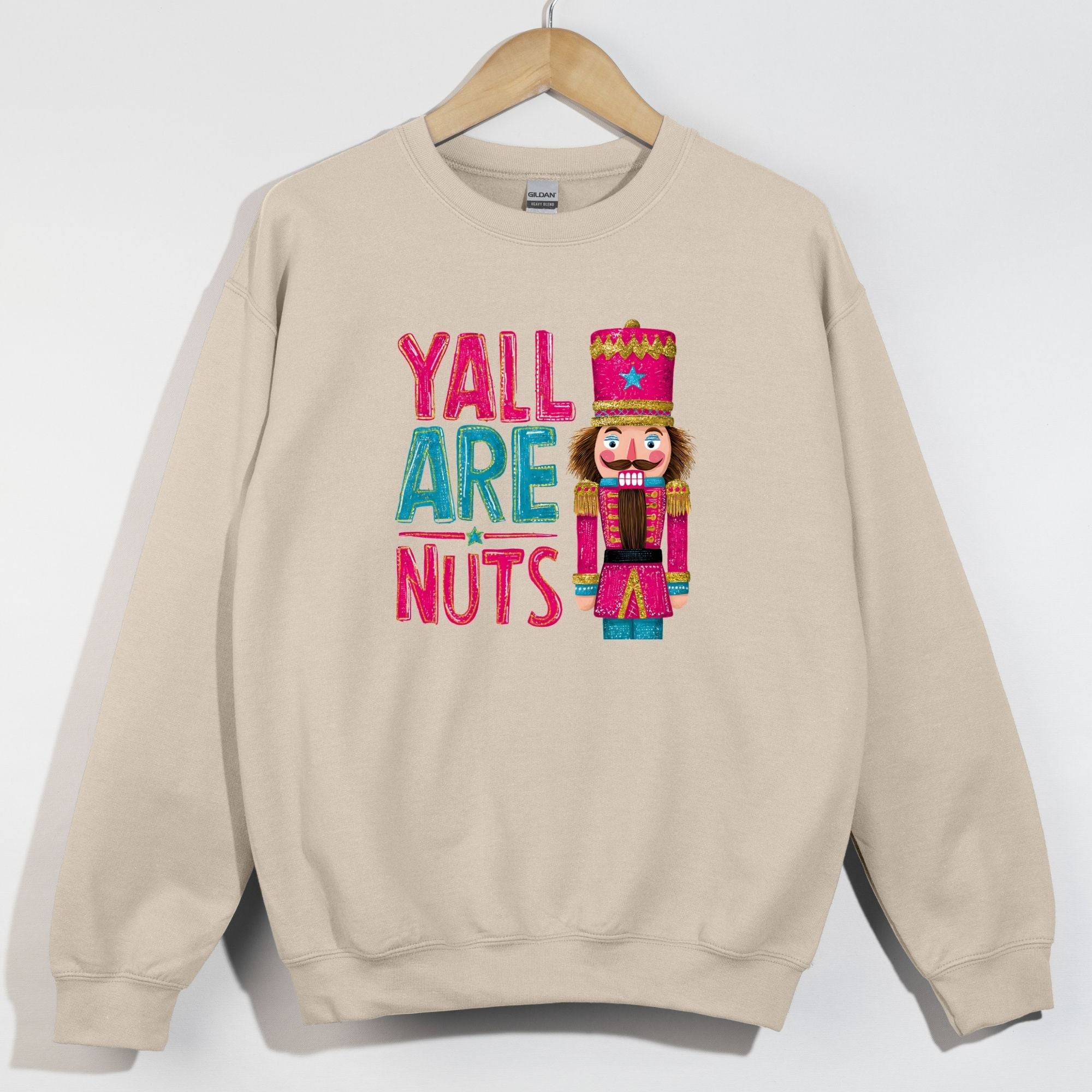 Yall Are Nuts Glitter