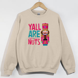 Yall Are Nuts Glitter