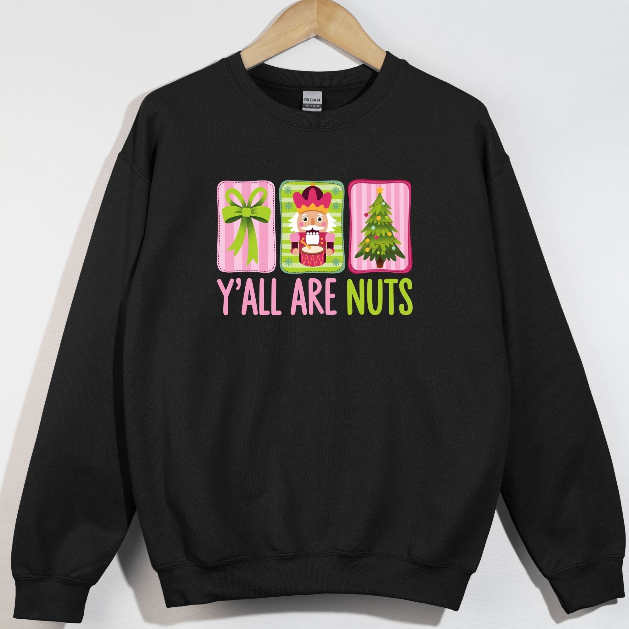 Yall Are Nuts Green and Pink