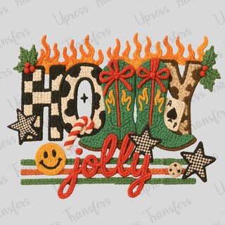 Yallternative Faux Yarn Holly Jolly