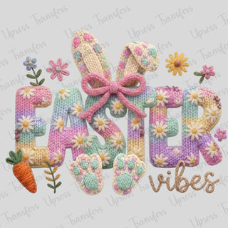 Yarn stitched Easter With Ears