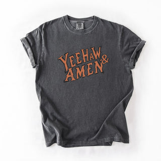 Yeehaw and Amen Distressed