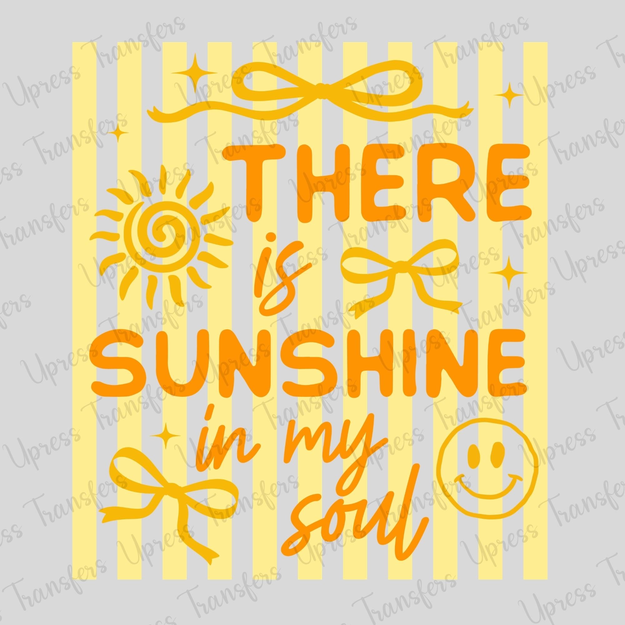 Yellow Stripped There Is Sunshine (