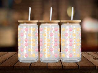 Yellow and Pink Shells Coquette 16 Oz Wrap