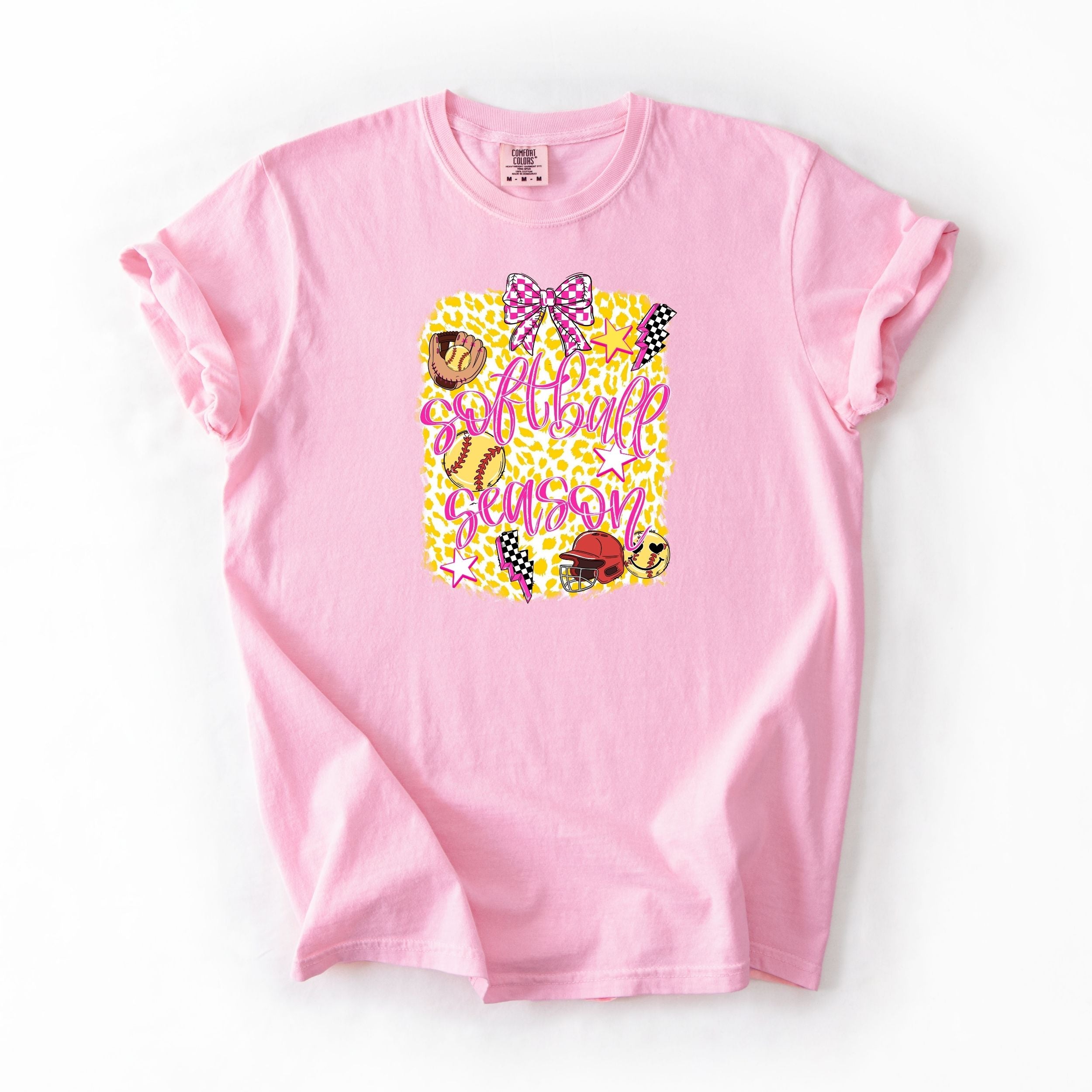 Yellow cheetah Softball
