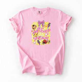 Yellow cheetah Softball