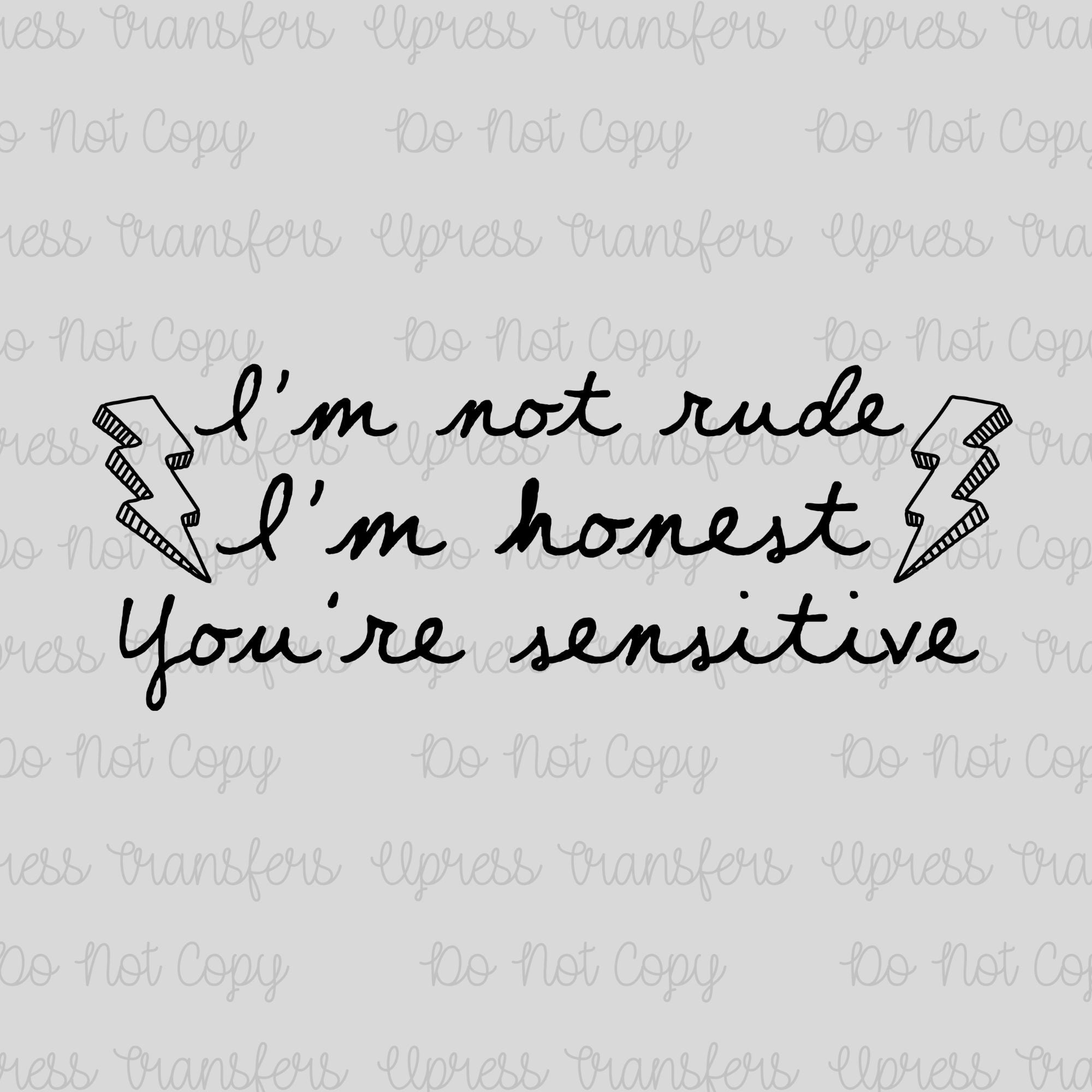 You