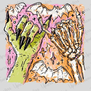 Zombie and Skeleton