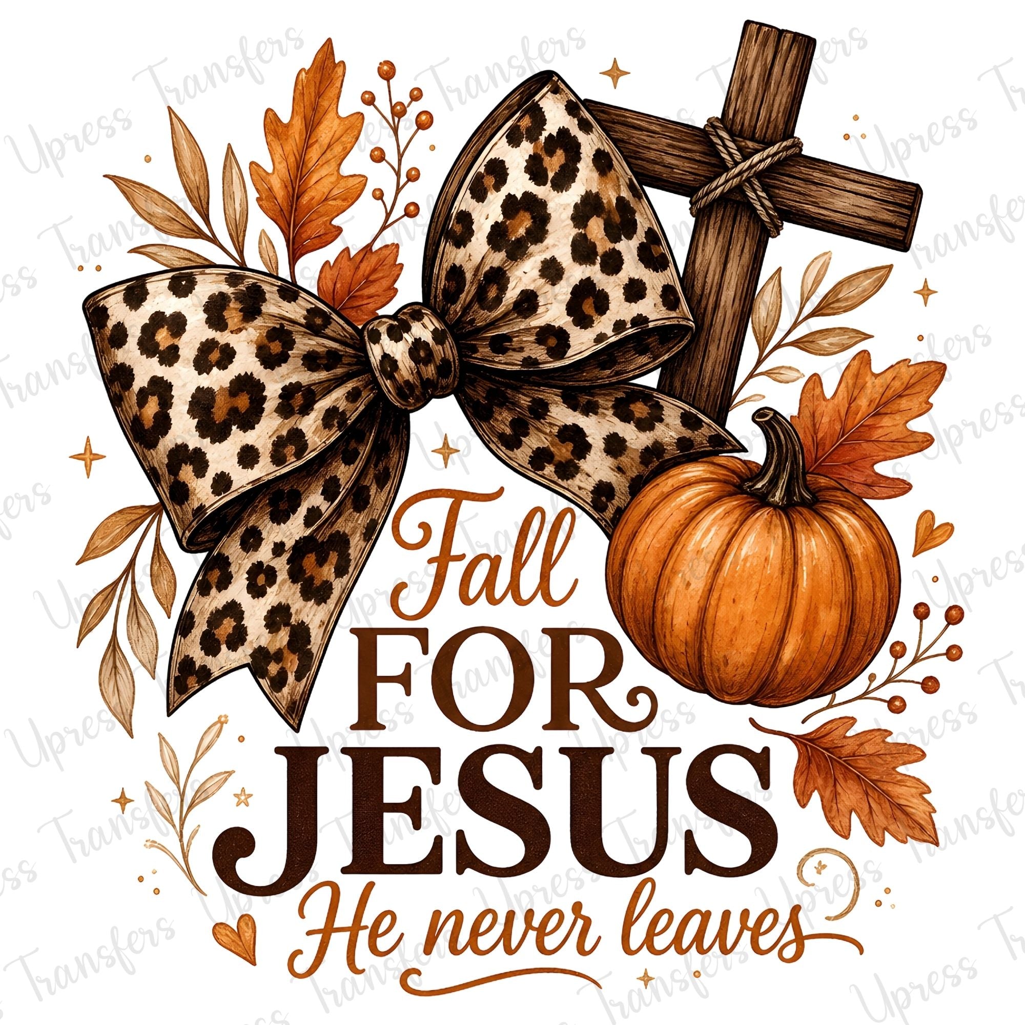 big Cheetah Bow Fall for Jesus