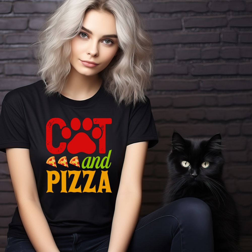 Cat and Pizza