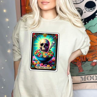 The Cereal Killer Tarot Card