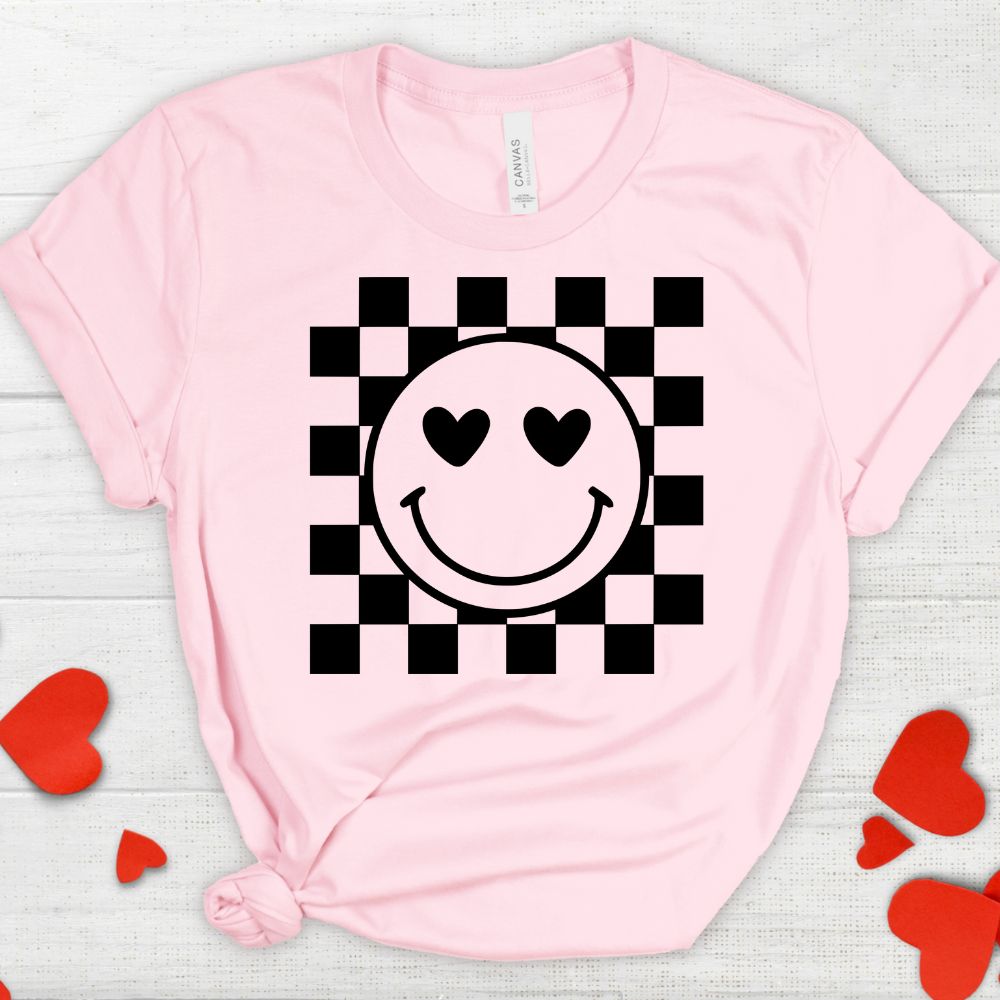 Checkers Smiley Black