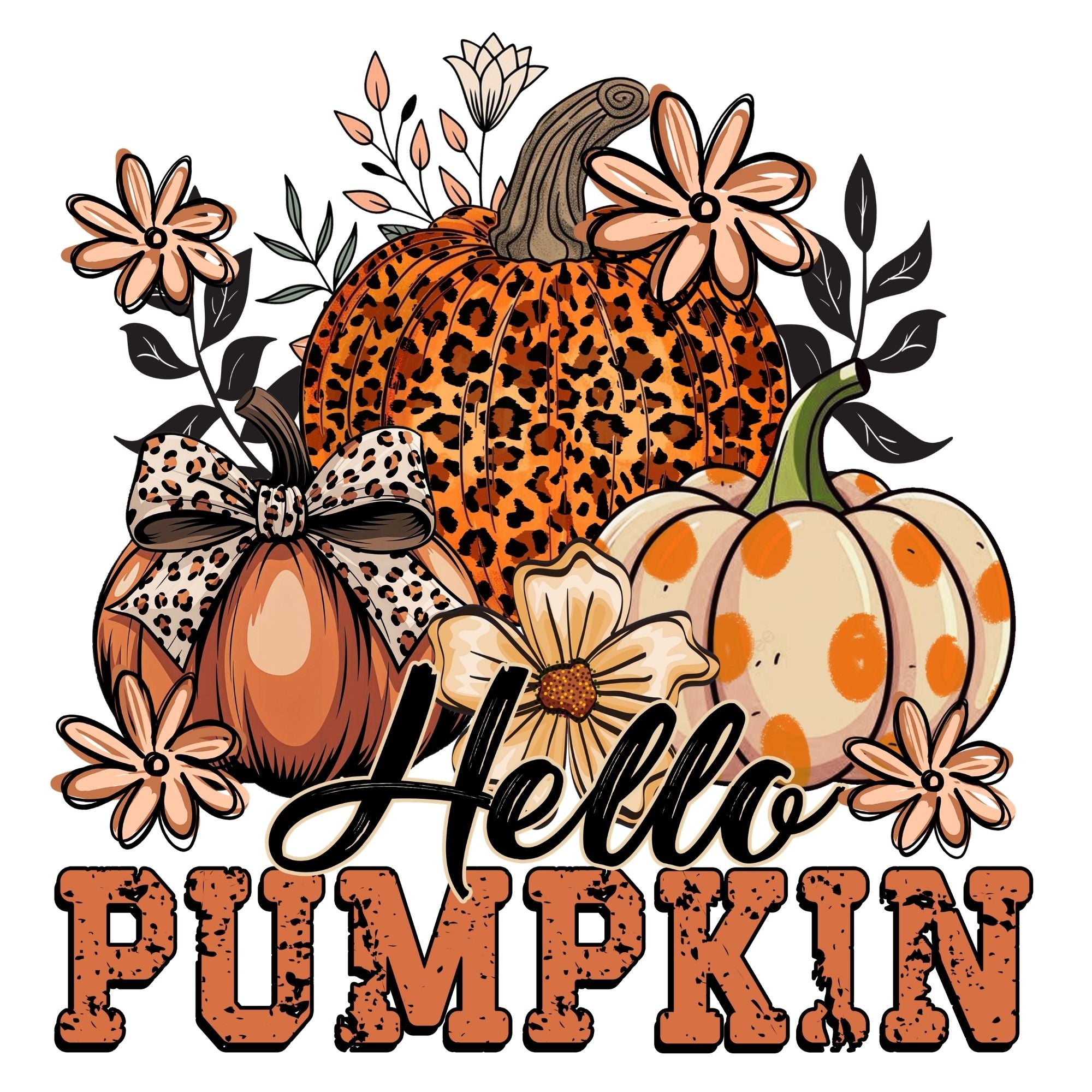 cheetah Hello Pumpkin