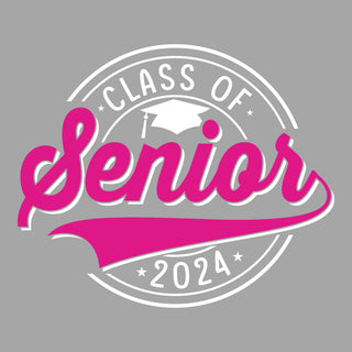 Class of 2024 Senior Hot Pink