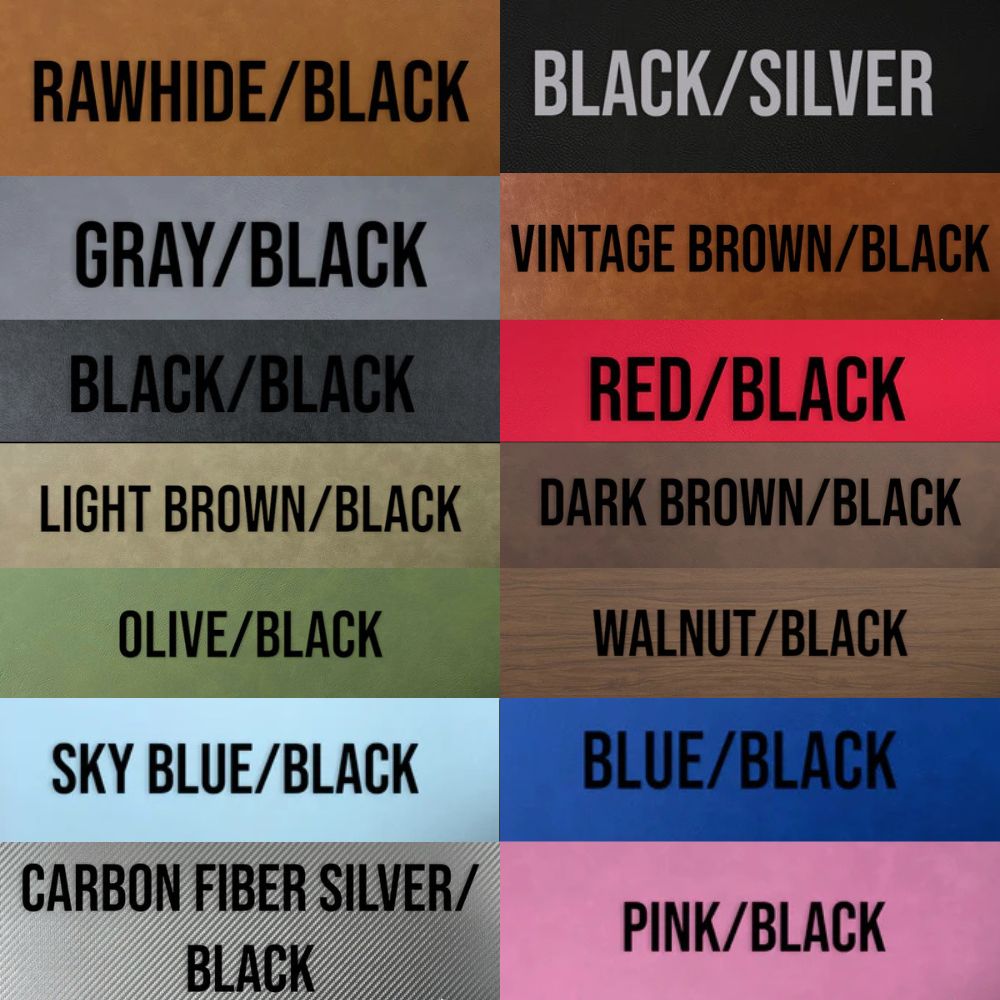 Cowboy Up Leatherette Patch