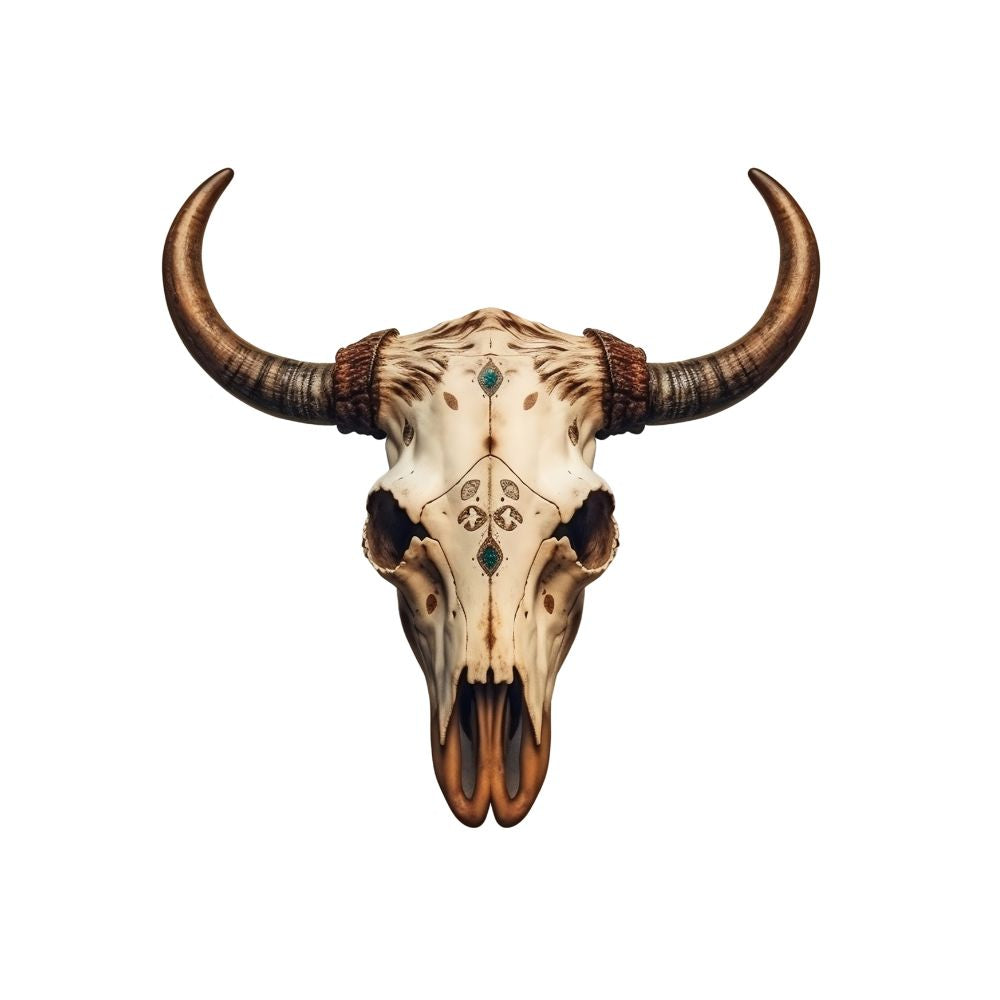 Cow Skull Orange