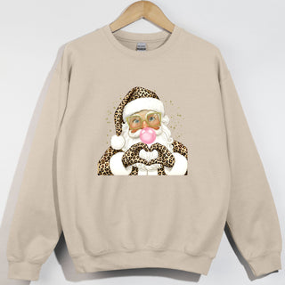 eart Hands Leopard Santa