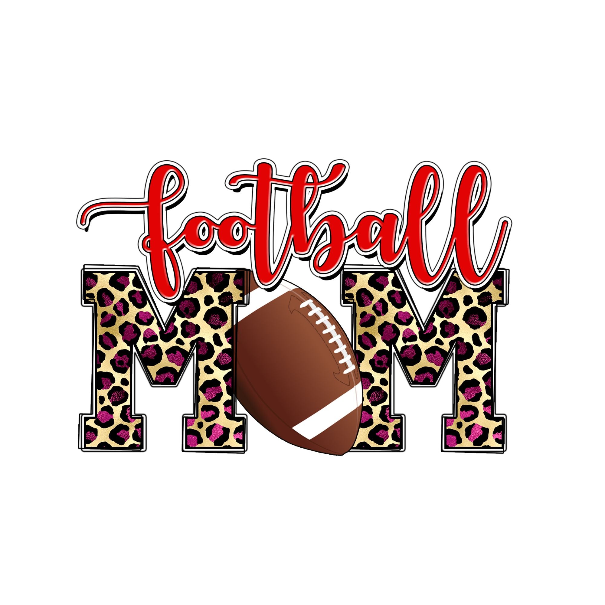 Football Mom Leopard