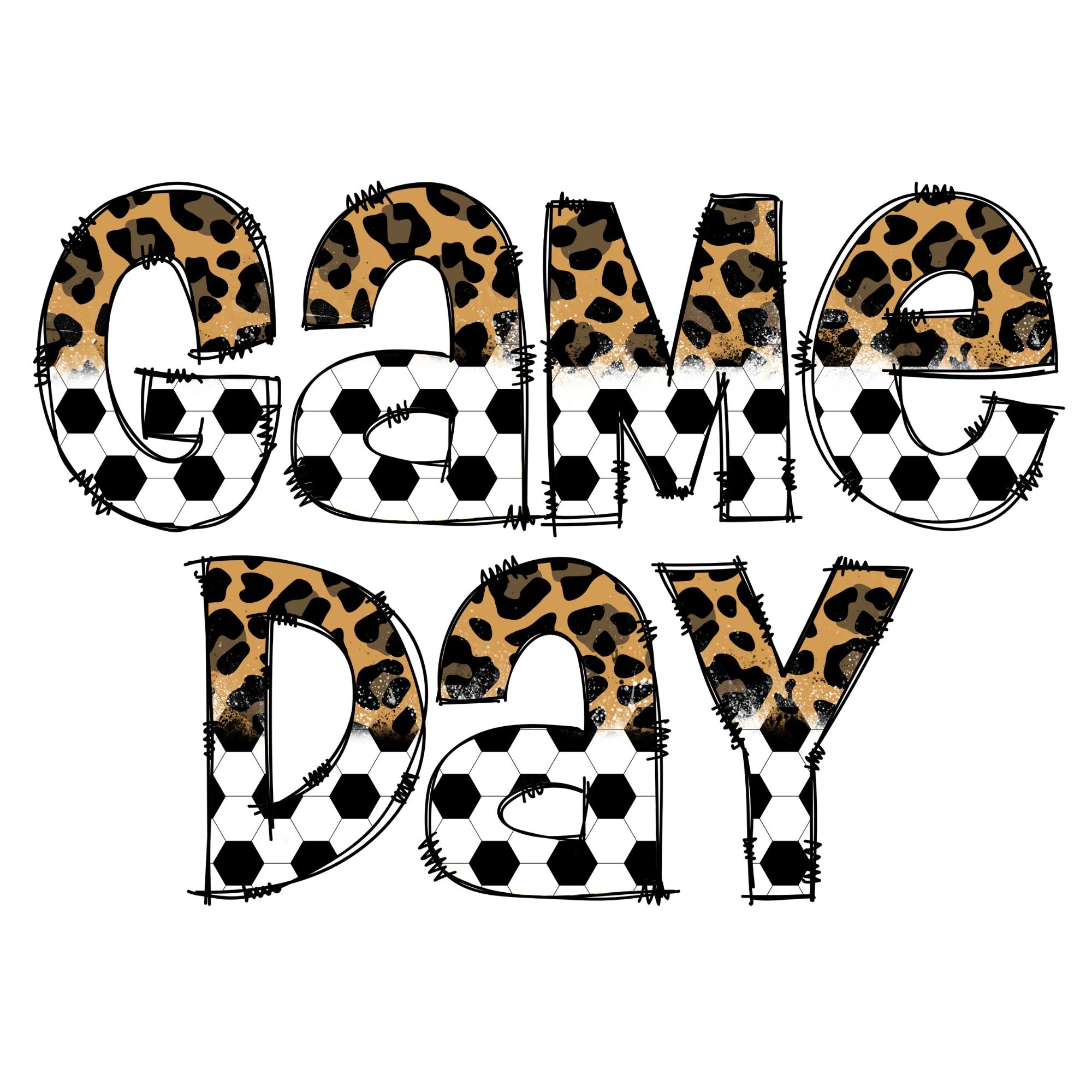 Game Day Soccer Leopard