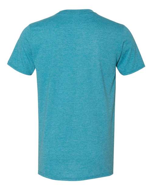 Gildan Softstyle Heather Galapagos Blue