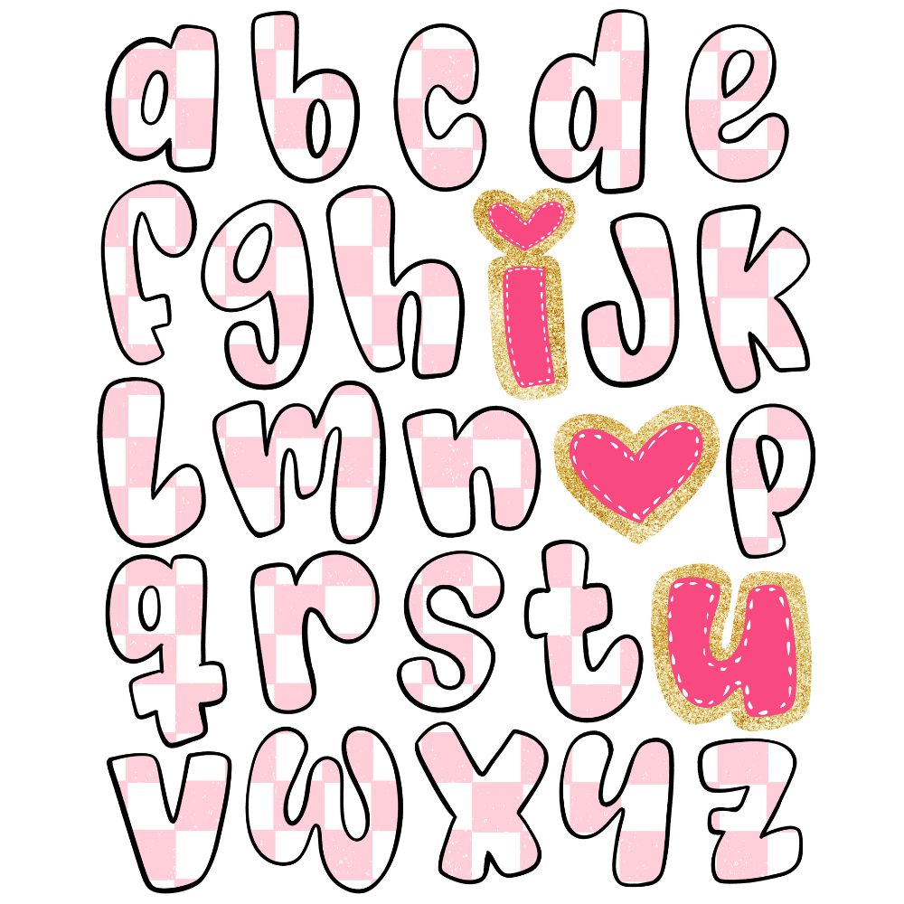 I Heart You Alphabet