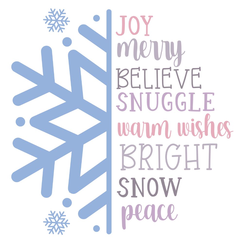 Inspirational Snowflake β U Press Transfers