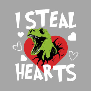 I Steal Hearts Dino Red