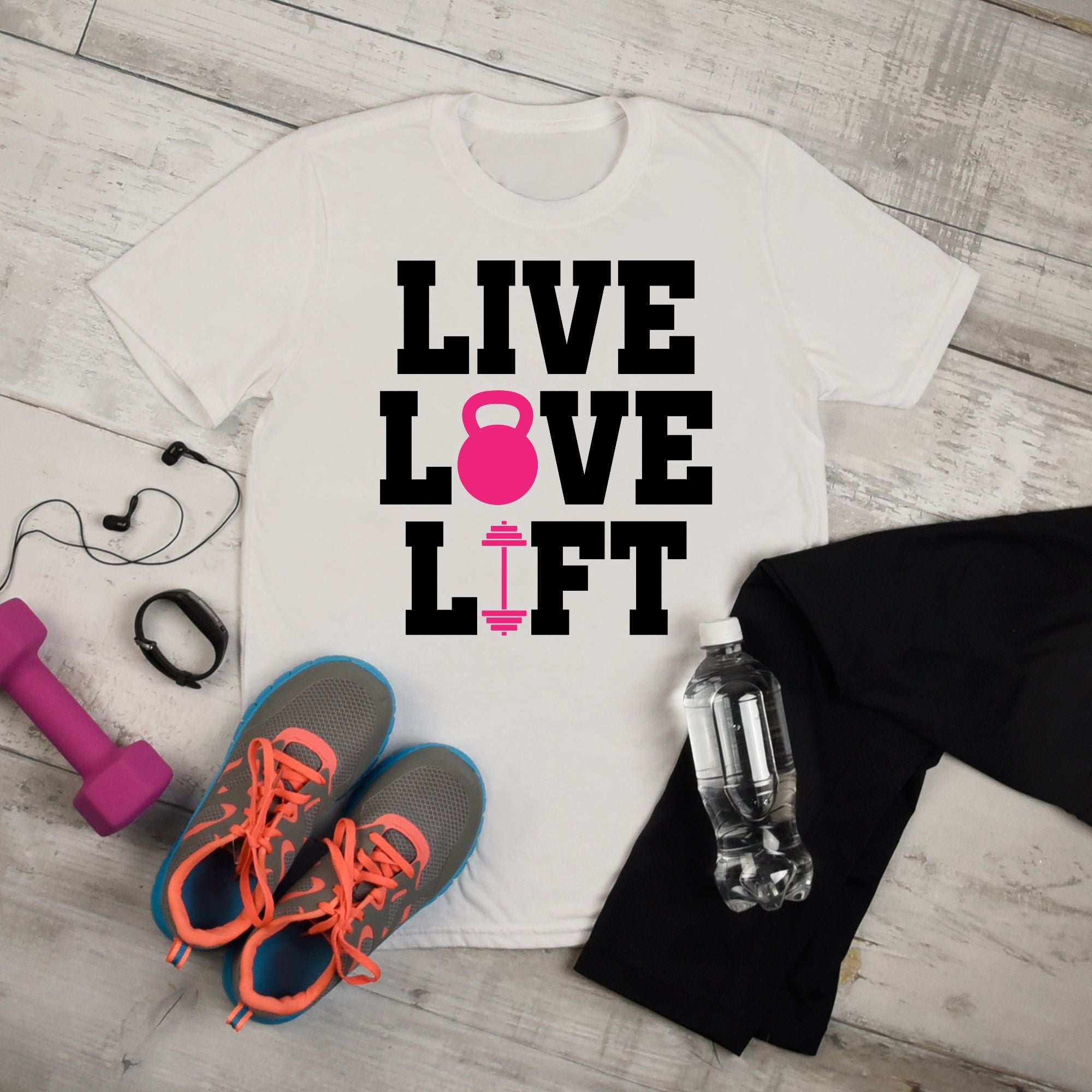 Live Love Lift Pink