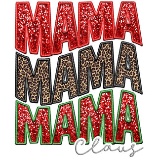 Mama Claus Leopard White