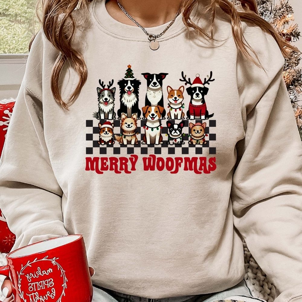 Merry Woofmas Checkered