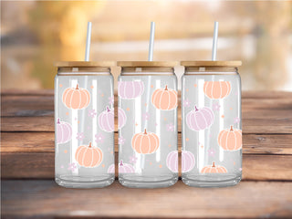 Pastel Pumpkins UV DTF 16oz Wrap