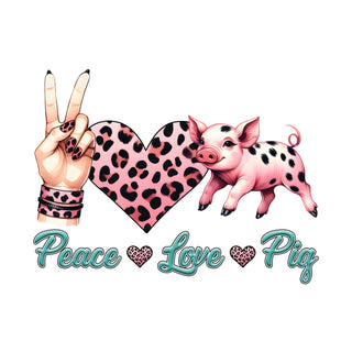 Peace Love Pig