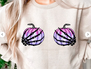 Purple Pumpkin Hands