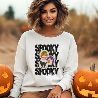 Spooky season cookies sequins